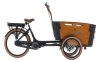 E-CARGOBIKE  Elektrotransportrad E-Bike VOGUE ``Carry 3``  BAKFIETS 8 Gang, 26 Zoll, Bafang M400 Max Drive  /schwarz - braun - schwarz/ 13A 36V 468Wh