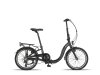 Alu Faltrad Klapprad Altec``Comfort`` 20 Zoll, Ketten 6 Gang, Rh 39cm /schwarz matt/