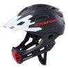 Cratoni C-Maniac AllMountain/MTB Fahrradhelm black-white-red matt S-M