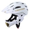 Cratoni C-Maniac AllMountain/MTB Fahrradhelm white-gold matt M-L