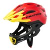 Cratoni C-Maniac AllMountain/MTB Fahrradhelm red-black-yellow matt S-M