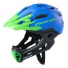 Cratoni C-Maniac AllMountain/MTB Fahrradhelm azure-neongreen matt S-M