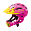 Cratoni C-Maniac AllMountain/MTB Fahrradhelm pink-yellow glossy M-L