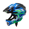 Cratoni C-Maniac Pro AllMountain/MTB Fahrradhelm black-blue-lime glossy S-M