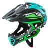 Cratoni C-Maniac Pro AllMountain/MTB Fahrradhelm black-lime-turquoise matt S-M