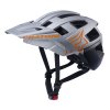 Cratoni AllSet Pro AllMountain/MTB Fahrradhelm silver-orange matt XS-S