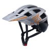 Cratoni AllSet Pro AllMountain/MTB Fahrradhelm silver-orange matt S-M